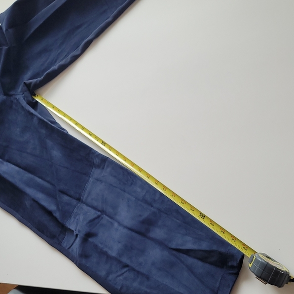 Vintage Mosskito Suede Navy high rise pants large - Picture 9 of 10